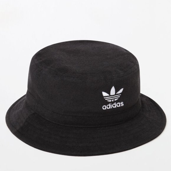 adidas Other - adidas Originals Black French Terry Bucket Hat
